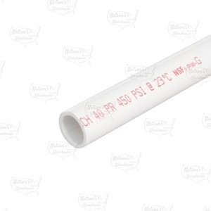 1" x 1ft PVC Pipe, Solid Core, Sch40