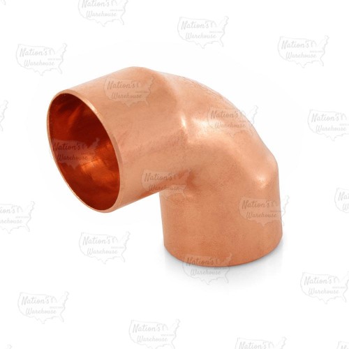 1” x 1/4” Copper 90° Reducing Elbow