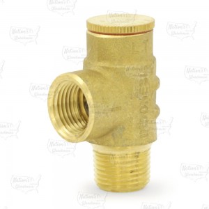 1/2" MPT, Pressure Relief Valve 75 psi (Lead-Free)..