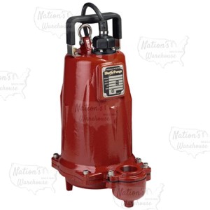 Manual Effluent Pump, 2HP, 25' cord, 208/230V, 3-Phase