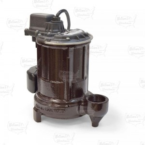 Automatic Sump/Effluent Pump w/ Vertical Float Switch, 1/3HP, 115V, 10' cord