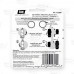 Replacement Flush Valve Seal Kit for American Standard Champion 3 and Kohler Class Five & Class Six Toilets