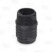 2" Barbed Insert x 1-1/2" Male NPT Threaded PVC Reducing Adapter, Sch 40, Gray