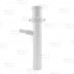 1-1/2" x 8" Slip Joint Dishwasher Taipiece w/ 5/8" Hose Barb x 7/8" OD Outlet, White Plastic