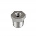 1/2" x 1/4" 304 Stainless Steel Hex Bushing, MNPT x FNPT threaded