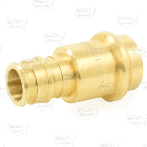 1/2" Press x 1/2" PEX-A (F1960) Expansion Adapter, Lead-Free