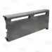 2ft Cast Iron Baseboard Radiator (Right Section), Floor Standing, 10" H x 2-1/2" D x 24" W..