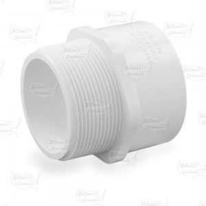 3" PVC (Sch. 40) MIP x Socket Adapter