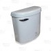 Liberty Pumps ASCENTII-TW Toilet Tank and Lid, Insulated w/ Flush Valve Kit, White