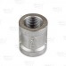 1/2" 304 Stainless Steel Coupling, FNPT threaded