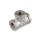 1/4" 304 Stainless Steel Tee, FNPT threaded