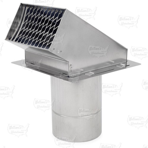 4" Z-Vent Termination Hood w/ Screen