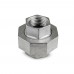 1/2" 304 Stainless Steel Union, FNPT x FNPT threaded