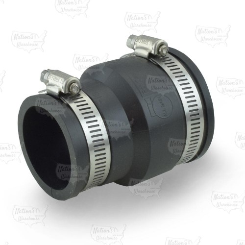 2" x 1-1/2" Flexible Rubber Coupling