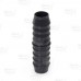 3/4" Barbed Insert PVC Coupling, Sch 40, Gray