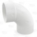 6" PVC DWV 90° Street Elbow