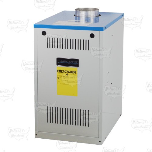 Ranger 147,000 BTU Hot Water Gas Boiler (w/ external draft hood), Chimney Vent, 84% AFUE, Natural Gas