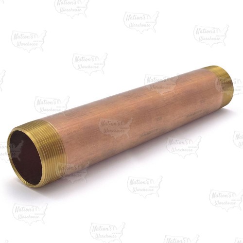 2" x 10" Brass Pipe Nipple