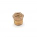 3/8" MPT x 1/4" FPT Brass Bushing, Lead-Free