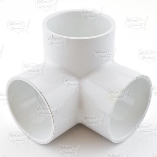 2" PVC (Sch. 40) 90° Elbow w/ Side Outlet