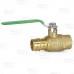 1" PEX Expansion x 1" Sweat Brass Ball Valve, Lead-Free