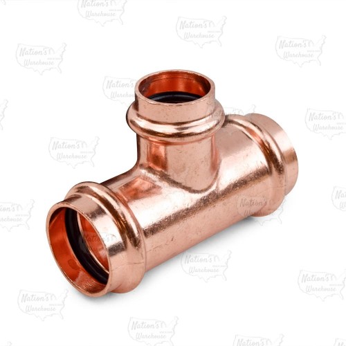 1" x 1" x 3/4" Press Copper Tee, Imported