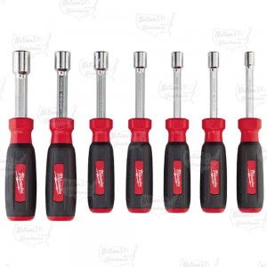 7-piece SAE Hollow Shaft Nut Driver Set