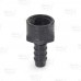 1/2" Barbed Insert x 3/4" Female NPT Threaded PVC Reducing Adapter, Sch 40, Gray