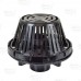 Cast Iron Roof Drain w/ Plastic Dome Strainer, 3" No-Hub