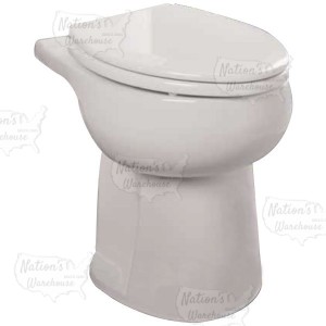 Liberty Pumps ASCENTII-RW Toilet Bowl for Ascent II, Round, White