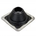 4" - 8-1/4" dia. Pipe, Master Flash Profiled/Corrugated Metal Roof Flashing, 11" x 11" base