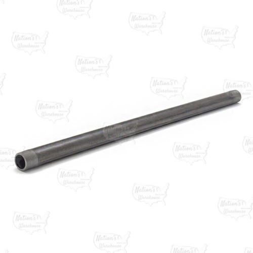 3/4" x 16" Black Pipe Nipple