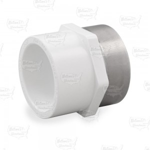 1-1/2" PVC (Sch. 40) Socket x FIP Adapter, Special Reinforced