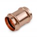 1-1/4" Press Copper Slip Coupling, Imported