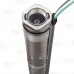 10SQ05-110, 3" Submersible Deep Well Pump, 200-240V, Rated 8.81 GPM/114ft Head, 1/2 HP, 2 Stages..