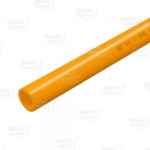1" x 20ft Straight Length (Stick) PowerPEX Oxygen Barrier PEX-B Pipe, Orange (Expandable, F1960 compliant)