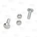 (Pair) of Tie Bolts & Nuts for Joining Cast Iron Baseboard