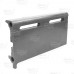 1.5ft Cast Iron Baseboard Radiator (Left Section), Floor Standing, 10" H x 2-1/2" D x 18" W..