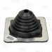 1-1/3" - 4" dia. Pipe, Master Flash Profiled/Corrugated Metal Roof Flashing, 6" x 6" base