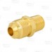 3/8" Flare x 1/4" Male NPT Threaded Brass Adapter