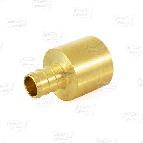 1/2” PEX x 3/4” Copper Pipe Adapter, Lead-Free