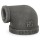 1-1/4" x 1/2" Black 90° Elbow (Imported)