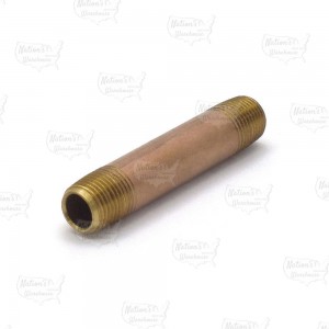 Everhot RB-018X2 1/8" x 2" Brass Pipe Nipple