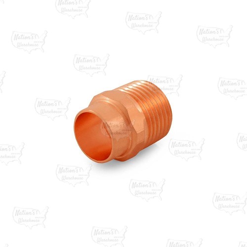 1/2" Copper x Male Threaded Adapter