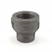 1" x 1/2" Black Coupling (Imported)