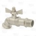 1/2" MPT 304 St. Steel Hose Bibb Ball Valve, 1/4-Turn (Lead-Free)..