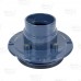 Round PVC Shower Tile/Pan Drain w/ Oil Rubbed Bronze Strainer, 2" Hub x 3" Inside Fit (less test plug)