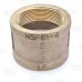 2" FPT Brass Coupling, Lead-Free