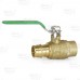 3/4" PEX Expansion x 3/4" Sweat Brass Ball Valve, Lead-Free