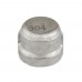 1/4" 304 Stainless Steel Cap, FNPT threaded